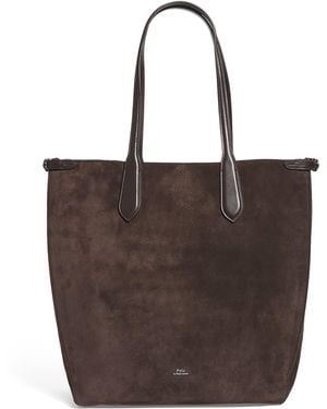 Polo Ralph Lauren Suede Bellport Tote Bag - Brown