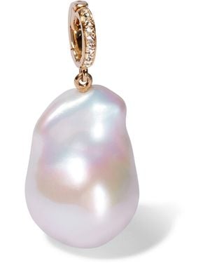 Annoushka Diamond And Baroque Pearl Pendant - White