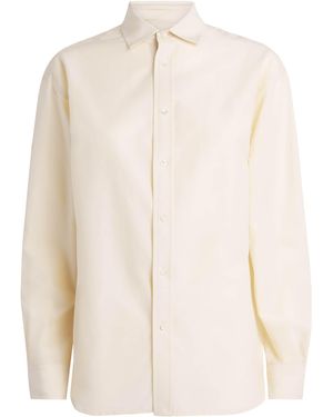 Polo Ralph Lauren Cotton-Silk Relaxed-Fit Shirt - White