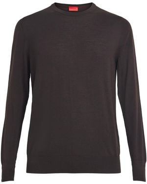 Isaia Wool Jumper - Black