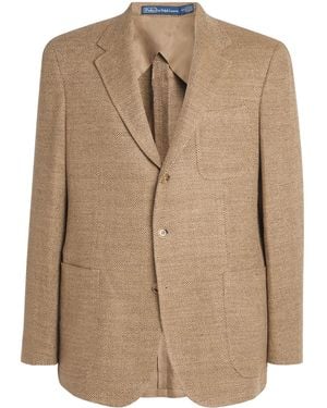 Polo Ralph Lauren Summer Tweed Blazer - Natural