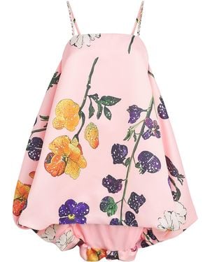 LEO LIN Embellished Floral Mini Dress - Pink