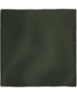 Cartier Silk-Wool C De Shawl - Green