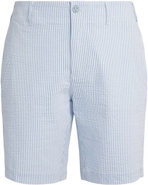Vilebrequin Seersucker Stripe Bermuda Shorts - Blue
