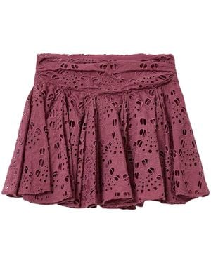 AllSaints Dotty Mini Skirt - Red