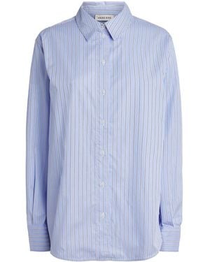 Anine Bing Oversized Stripe Essie Shirt - Blue