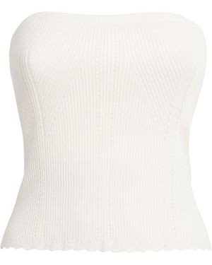 PAIGE Knitted Valentina Bandeau Top - Blue