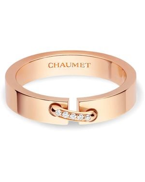 Chaumet And Diamond Liens De Évidence Wedding Ring - Pink