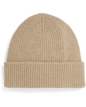 Le Bonnet Lambswool-Caregora Classic Beanie - Natural