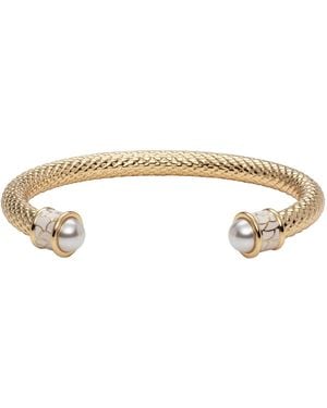 Halcyon Days Plated Salamander Torque Bracelet - Natural