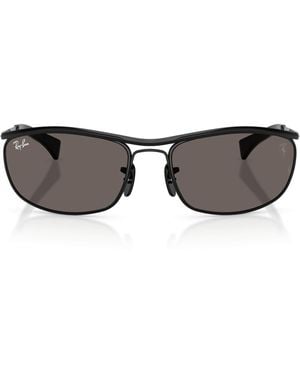 Ray-Ban Scuderia Ferrari Collection Oval Sunglasses - Black