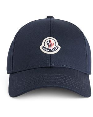 Moncler Embroidered Logo Baseball Cap - Blue