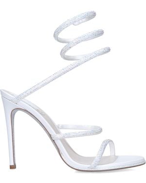 Rene Caovilla Embellished Cleo Sandals 105 - White