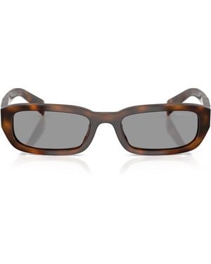 Prada Tortoiseshell Rectangle Sunglasses - Brown
