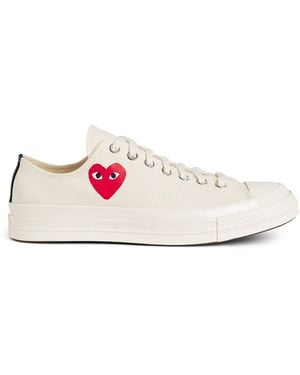 COMME DES GARÇONS PLAY X Converse Heart Chuck Taylor All Star '70 Low-Top Trainers - White