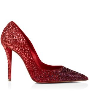 Christian Louboutin Miss Z Strass Pumps 100 - Red