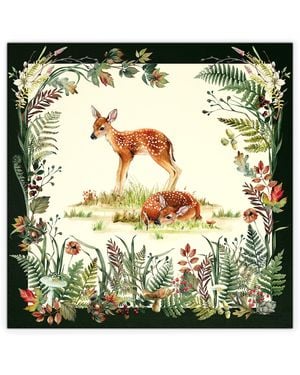 Weekend by Maxmara Silk Twill Printed Scarf - Green