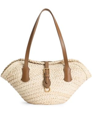 Dolce & Gabbana Straw Shoulder Bag - Natural