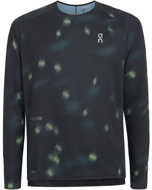 On Shoes Performance Lumos Lg-Sleeve T-Shirt - Blue