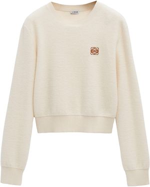 Loewe Wool Anagram Jumper - White