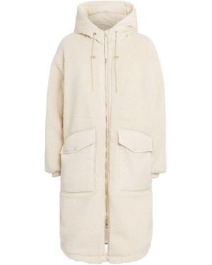 Varley Hooded Reversible Cyrus Coat - White