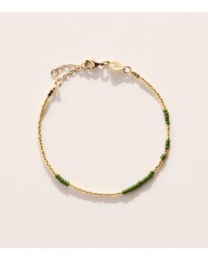Anni Lu Plated Beaded Asym Bracelet - Natural