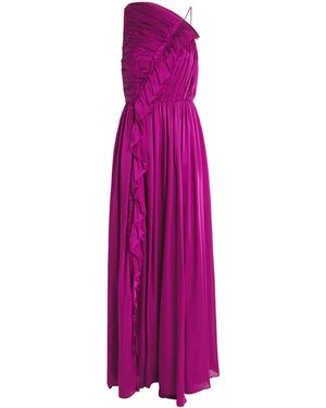 Ulla Johnson Silk Aisha Maxi Dress - Purple