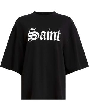AllSaints Cotton Amelie T-Shirt - Black