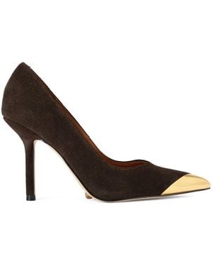 Kurt Geiger Suede Regent Pumps - Brown