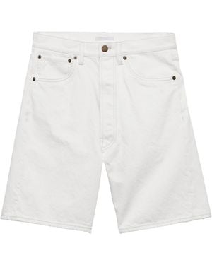 Prada Denim Bermuda Shorts - White