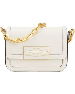 Jimmy Choo Diamond Cross-Body Bag - White