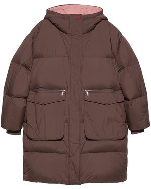 MAX&Co. Hooded Puffer Jacket - Brown