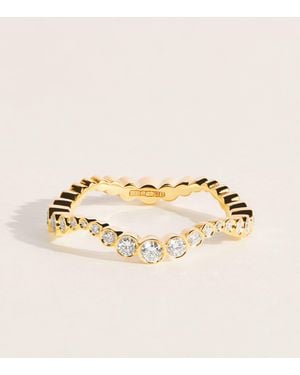 Sophie Bille Brahe And Diamond Dentelle Ring - Natural