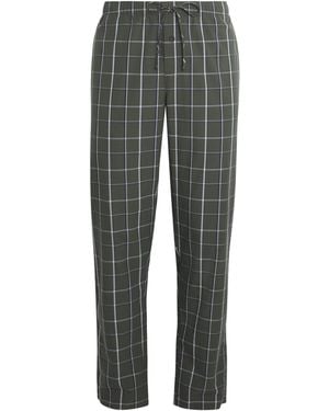Hanro Cotton Check Night & Day Lounge Trousers - Grey