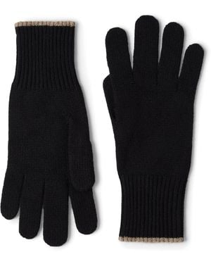 Brunello Cucinelli Cashmere Gloves - Black