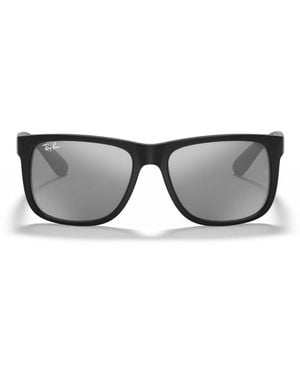 Ray-Ban Justin Classic Square Sunglasses - Grey