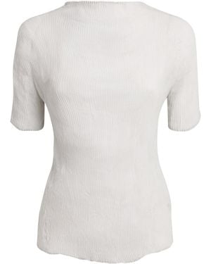 Issey Miyake Chiffon Twist 3 Top - White