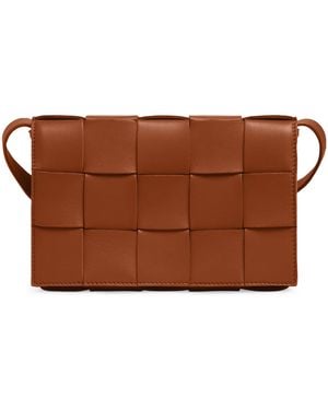 Bottega Veneta Cassette Cross-Body Bag - Brown