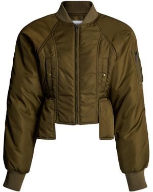 Balmain Signature Bomber Jacket - Green