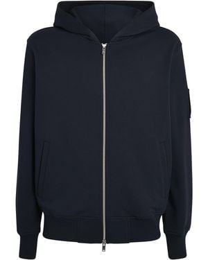 Moose Knuckles Hartsfield Zip-Up Hoodie - Blue