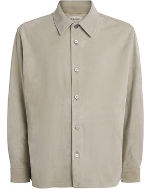 FRAME Suede Shirt - Green
