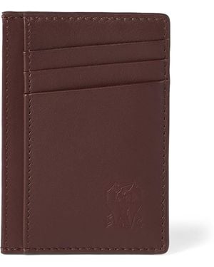 Brunello Cucinelli Leather Card Holder - Brown