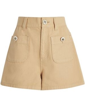 Sandro Denim Shorts - Natural