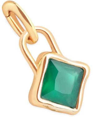 Astrid & Miyu Plated May Birthstone Charm - Blue