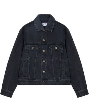 Loewe Anagram Denim Jacket - Blue