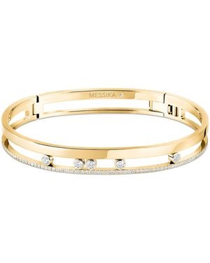 Messika Move Romane And Diamond Bangle - Metallic