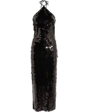 New Arrivals Sequinned Blanca Midi Dress - Black