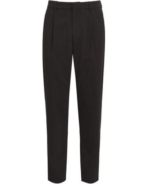 Barena Wool Check Gazara Pants - Black