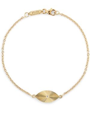 Jennifer Meyer Mini And Diamond 70S Evil Eye Bracelet - Metallic