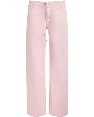 Still Here Cool Wide-Leg Jeans - Pink